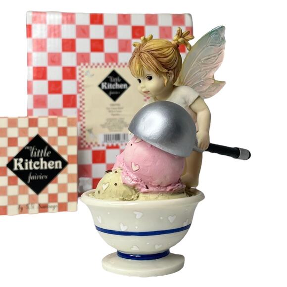 NEW My Little Kitchen Fairies ICE CREAM SCOOP Fairie Fairy Girl Figurine BOX